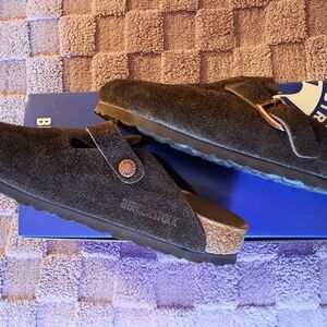 Birkenstock Brown Mules Cozy Comfort Clogs